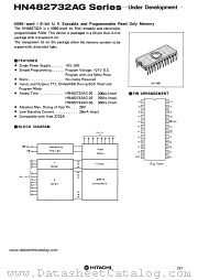 HN482732AG-30 datasheet pdf Hitachi Semiconductor