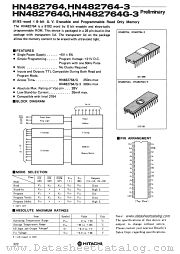 HN482764G-3 datasheet pdf Hitachi Semiconductor