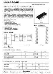 HN48364P datasheet pdf Hitachi Semiconductor