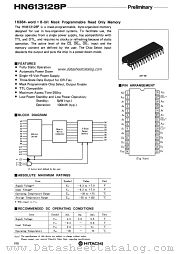 HN613128P datasheet pdf Hitachi Semiconductor