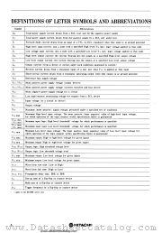 SYMBOLS datasheet pdf Hitachi Semiconductor