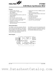 HT36B2 datasheet pdf Holtek Semiconductor