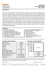 HV7131D datasheet pdf Hynix Semiconductor