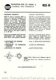 ROS01 datasheet pdf ICCE