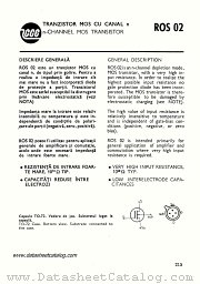 ROS02 datasheet pdf ICCE