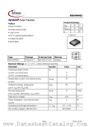 BSO604NS2 datasheet pdf Infineon
