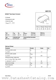 BSP373 datasheet pdf Infineon