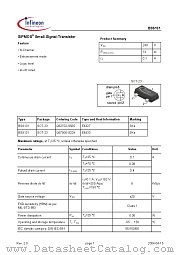 BSS131 datasheet pdf Infineon