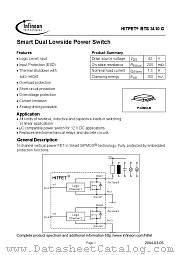 BTS3410G datasheet pdf Infineon