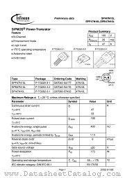 SPI47N10L datasheet pdf Infineon
