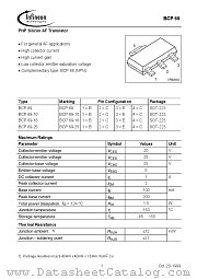 BCP69 datasheet pdf Infineon