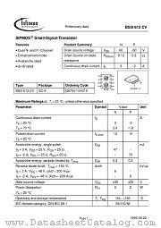 BSO612CV datasheet pdf Infineon