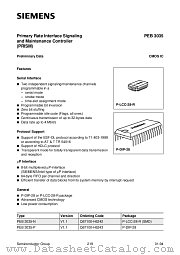 PEB3035-NV1.1 datasheet pdf Infineon