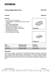 TCA3727 datasheet pdf Infineon