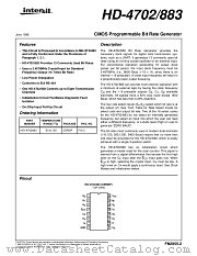 HD-4702/883 datasheet pdf Intersil