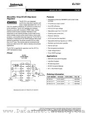 EL7551 datasheet pdf Intersil