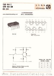 CDB404E datasheet pdf IPRS Baneasa