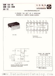 CDB410HE datasheet pdf IPRS Baneasa