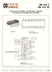 CDB4192EM datasheet pdf IPRS Baneasa