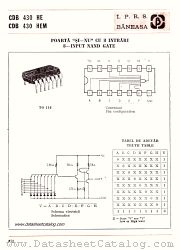 CDB430HE datasheet pdf IPRS Baneasa