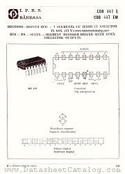 CDB447E datasheet pdf IPRS Baneasa