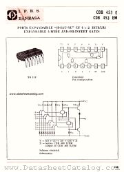 CDB453E datasheet pdf IPRS Baneasa