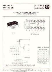 CDB460E datasheet pdf IPRS Baneasa