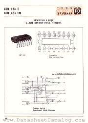 CDB483E datasheet pdf IPRS Baneasa