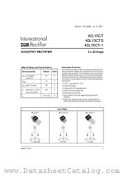 40L15CTSTRR datasheet pdf International Rectifier