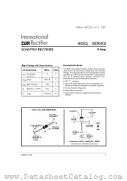 90SQ035TR datasheet pdf International Rectifier