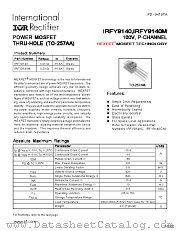 IRFY9140M datasheet pdf International Rectifier