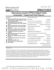 IRMCO203 datasheet pdf International Rectifier