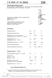 1N3604 datasheet pdf ITT Industries