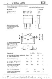 B40C5000-3000 datasheet pdf ITT Industries