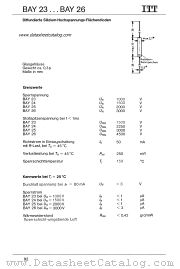 BAY26 datasheet pdf ITT Industries