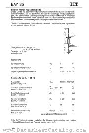 BAY35 datasheet pdf ITT Industries