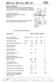 BRY44 datasheet pdf ITT Industries