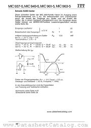 MIC937-5 datasheet pdf ITT Industries