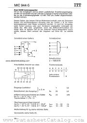 MIC944-5 datasheet pdf ITT Industries