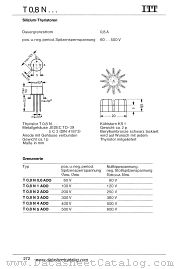 T0,8N3A00 datasheet pdf ITT Industries