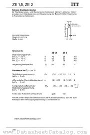 ZE2 datasheet pdf ITT Industries