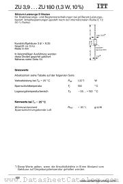 ZU150 datasheet pdf ITT Industries