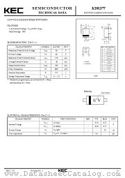 KDR377 datasheet pdf Korea Electronics (KEC)