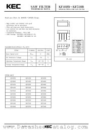 KF430B datasheet pdf Korea Electronics (KEC)