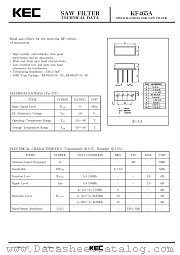 KF465A datasheet pdf Korea Electronics (KEC)
