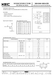 KRA117S datasheet pdf Korea Electronics (KEC)
