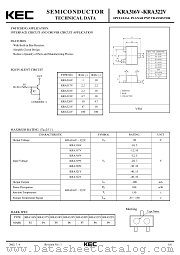 KRA322V datasheet pdf Korea Electronics (KEC)