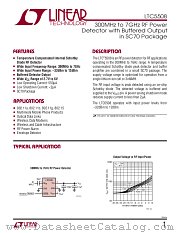 LTC5508 datasheet pdf Linear Technology