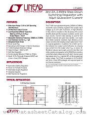 LT3481 datasheet pdf Linear Technology