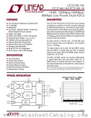LTC2143-14 datasheet pdf Linear Technology